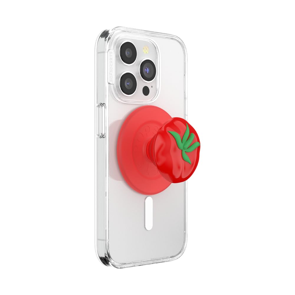 PopSockets Phone Grip for MagSafe, Magnetic Holder, Phone Stand - Pomodoro