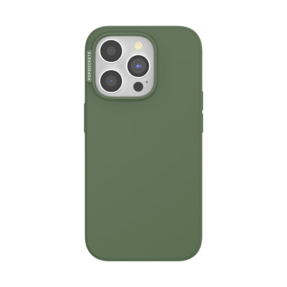 PopSockets iPhone 15 Pro Case Compatible with MagSafe, Phone Case for iPhone 15 Pro, Wireless Charging Compatible, Case Only, Cu
