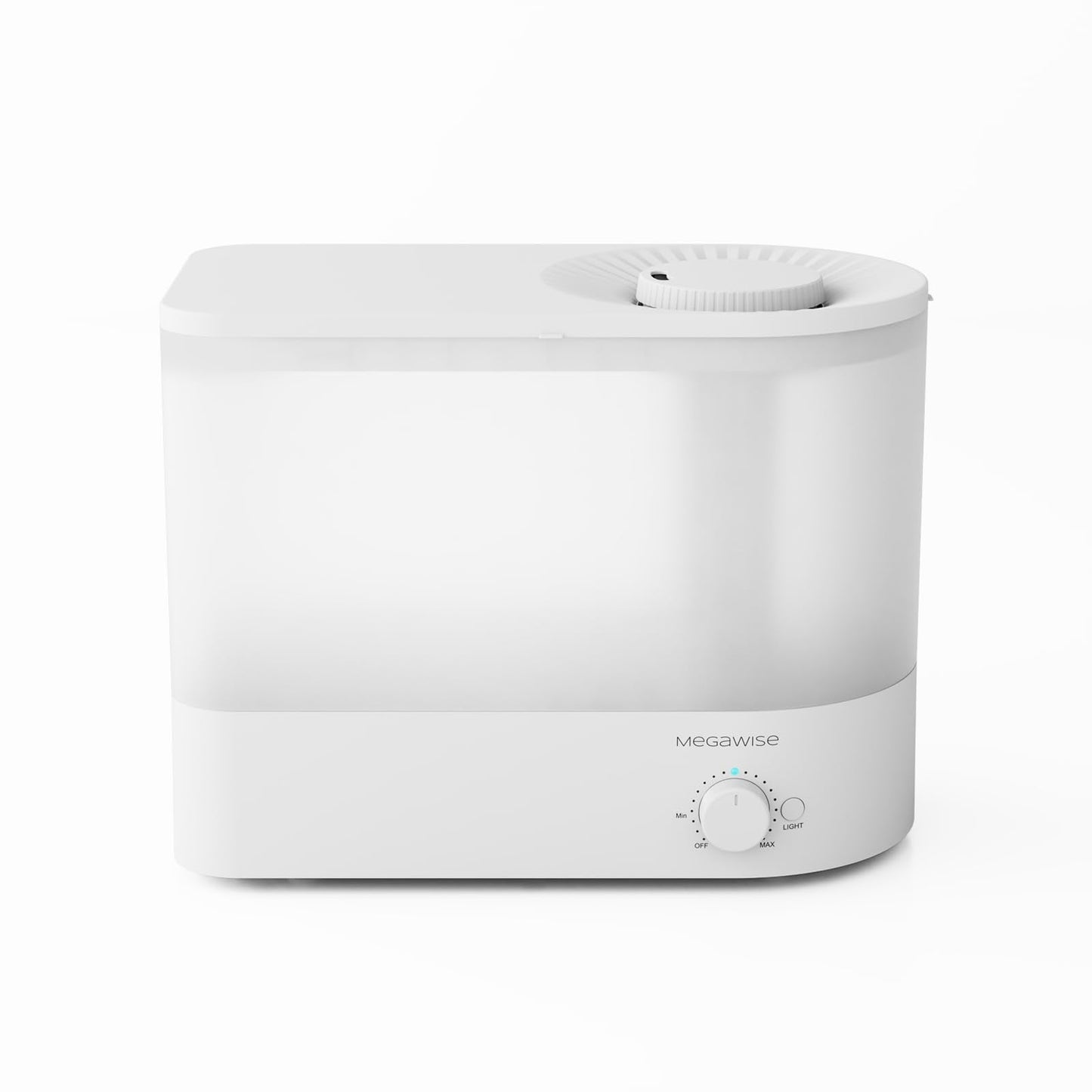 MEGAWISE 2025 Large Capacity Humidifier, 6L Top Fill Design, 50H Runtime, Ultra Quiet Large Capacity Cool Mist for Bedroom, Baby