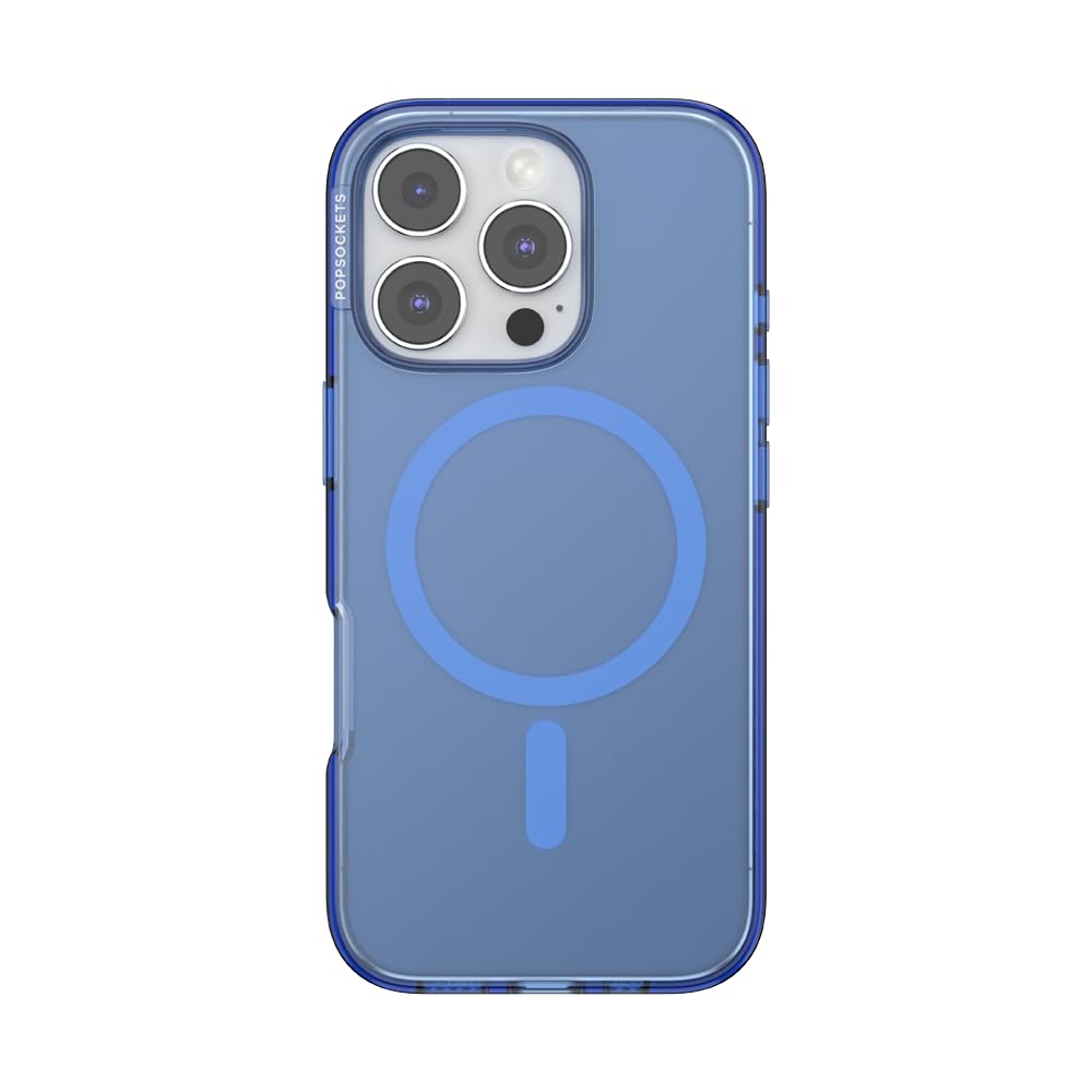 PopSockets iPhone 16 Pro Case Compatible with MagSafe, Phone Case for iPhone 16 Pro, Wireless Charging Compatible, Case Only - V