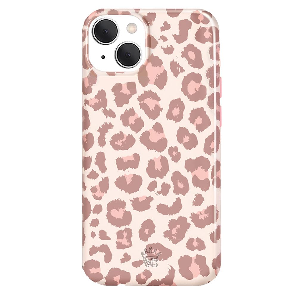 VELVET CAVIAR for iPhone 14 Plus Case - Compatible with MagSafe - 10ft Drop Tested - Blush Leopard Print