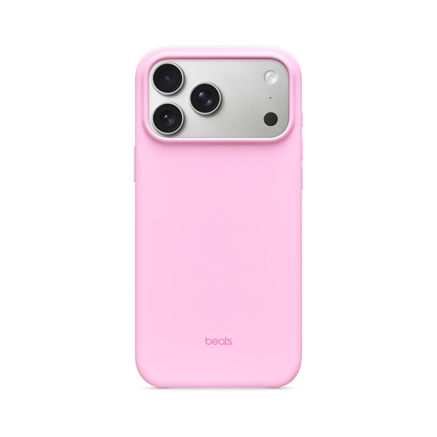 Beats iPhone 17 Pro Max Case with MagSafe & Camera Control, Matte Finish, Microfiber Lining - Pebble Pink