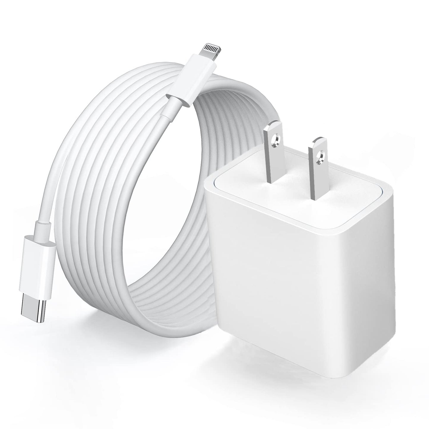 iPhone Charger Fast Charging,Fast Charger iPhone 20W PD 6FT USB C Wall Plug Type C i Phone Fast Charging Power Adapter Lightning