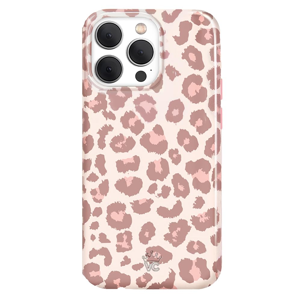 VELVET CAVIAR for iPhone 14 Pro Max Case - Compatible with MagSafe - 10ft Drop Tested - Blush Leopard Print