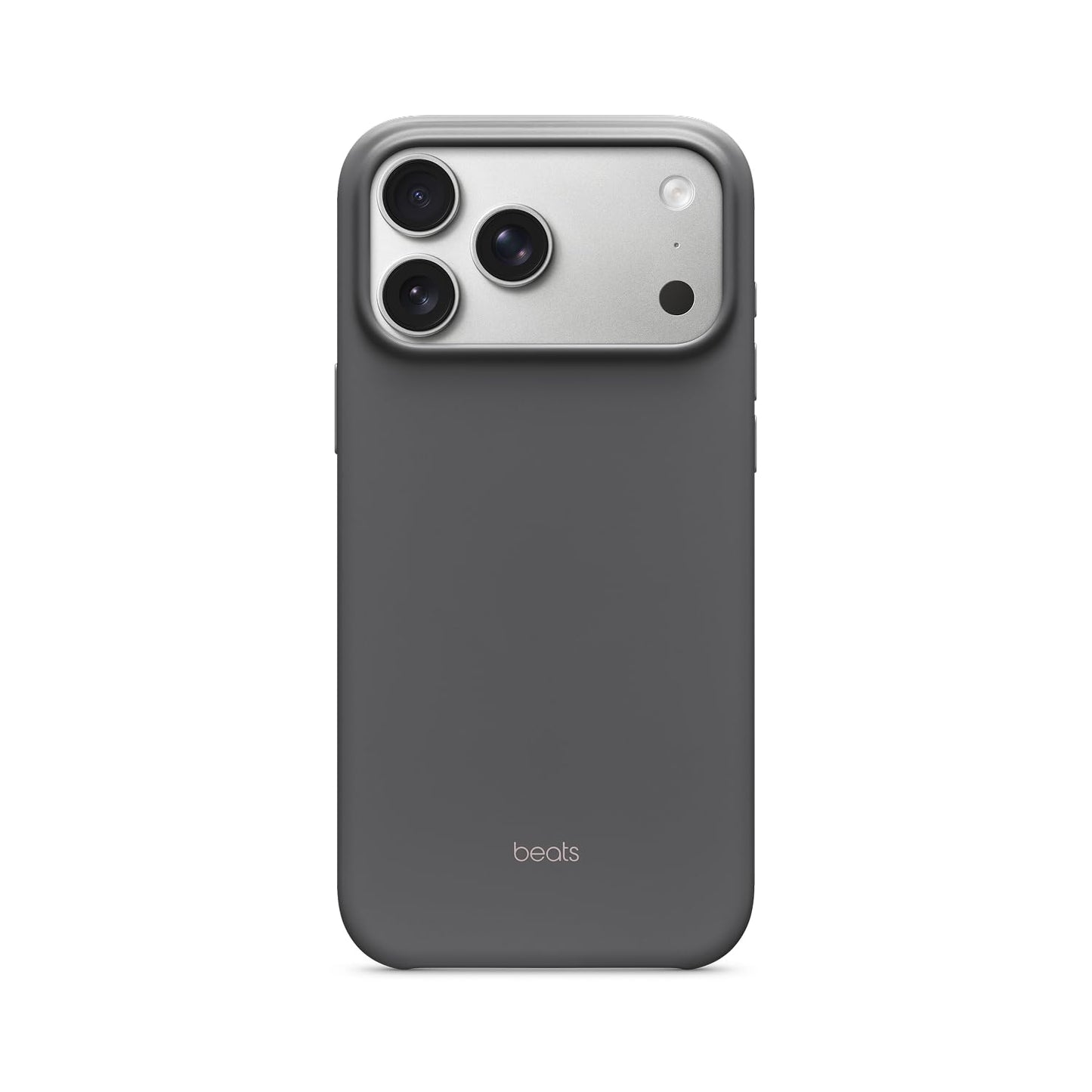 Beats iPhone 17 Pro Max Case with MagSafe & Camera Control, Matte Finish, Microfiber Lining - Granite Gray