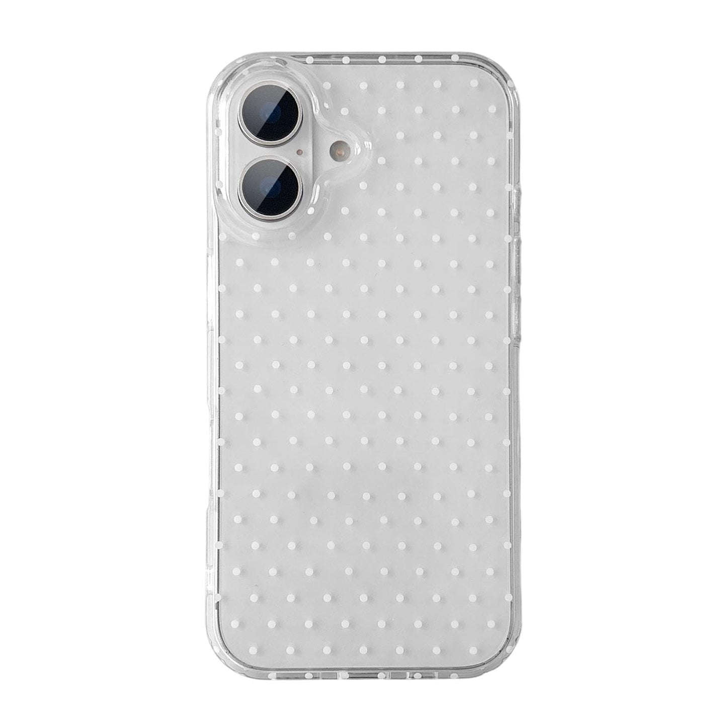 QLTYPRI Cute Phone Case for iPhone 16 Plus Case Polka Dot Fashion Aesthetic Design for Women Girls, Slim TPU Shockproof Protecti