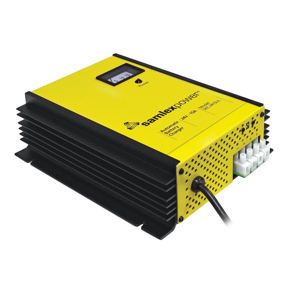 Samlex America Sec-2415Ul Sec-Series 3-Bank 3-Stage Battery Charger - 24V/15A,WBEEAB00BNFPL8C