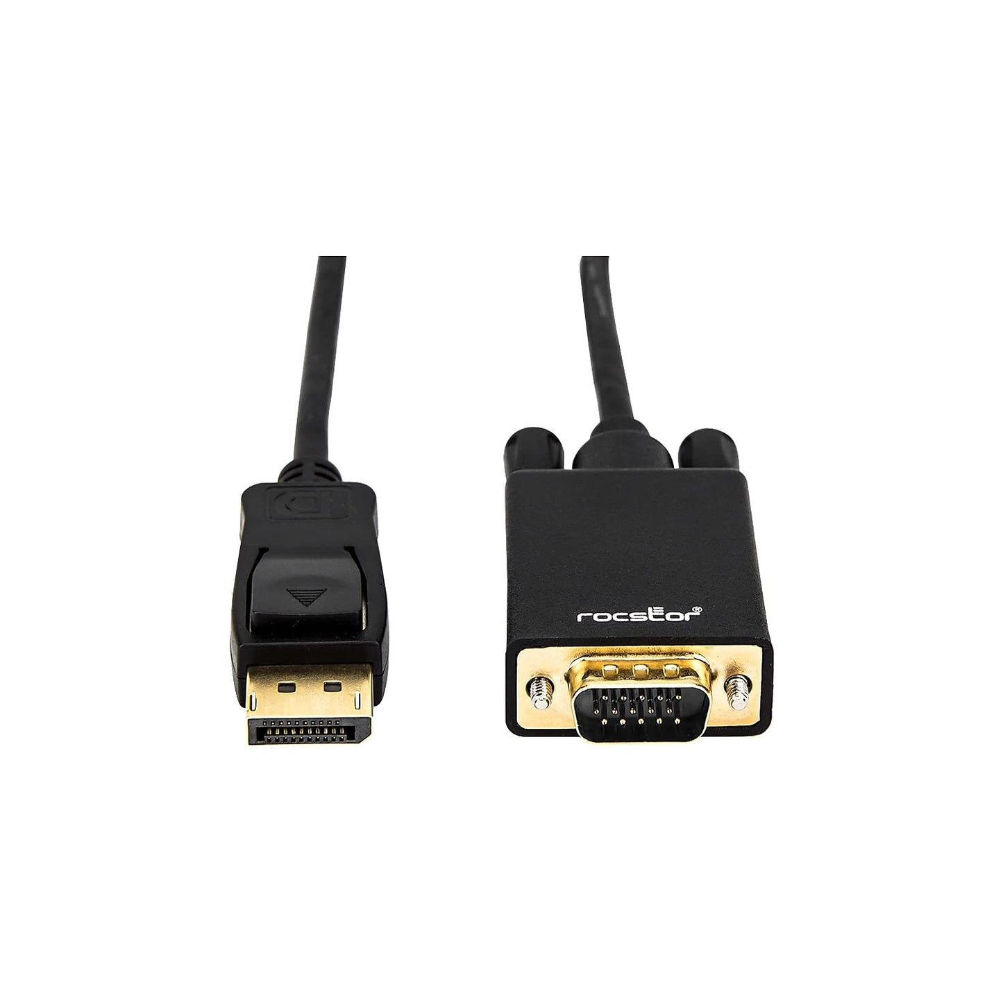 Rocstor Premium 6 Ft Displayport to VGA Cable M/Displayport to VGA Supporting 1920x1200 1080P at 60Hz - DP/VGA Cable - 6 Ft (1.8