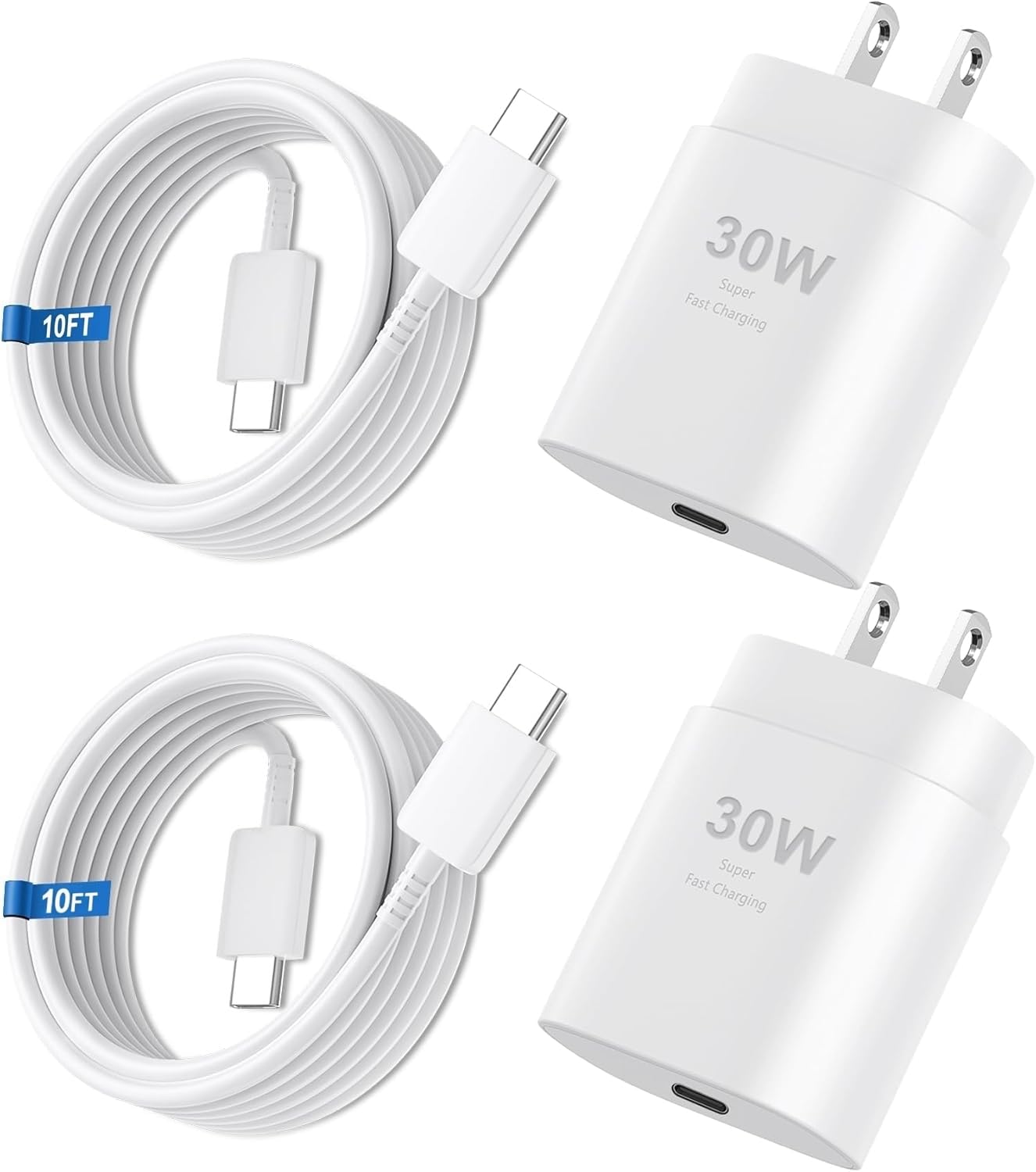 iPhone 16 15 17 Pro Max Charger 30W Type C Chargers USB C Fast Charger Block iPhone 16 Chargers Fast Charging with 10FT C Chargi