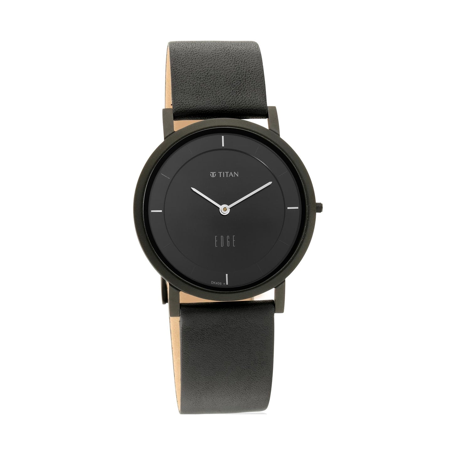 Titan Edge Black Dial Analog Watch for Men