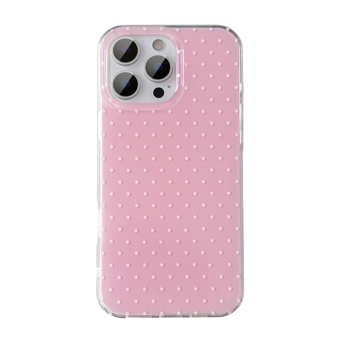 QLTYPRI Cute Phone Case for iPhone 14 Pro Max Case Polka Dot Fashion Aesthetic Design for Women Girls, Slim TPU Shockproof Prote