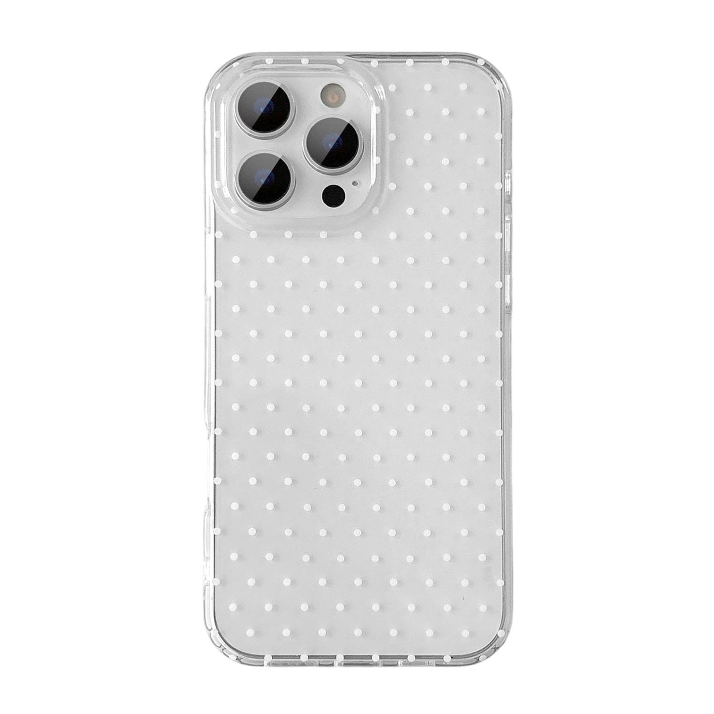 QLTYPRI Cute Phone Case for iPhone 14 Pro Case Polka Dot Fashion Aesthetic Design for Women Girls, Slim TPU Shockproof Protectiv