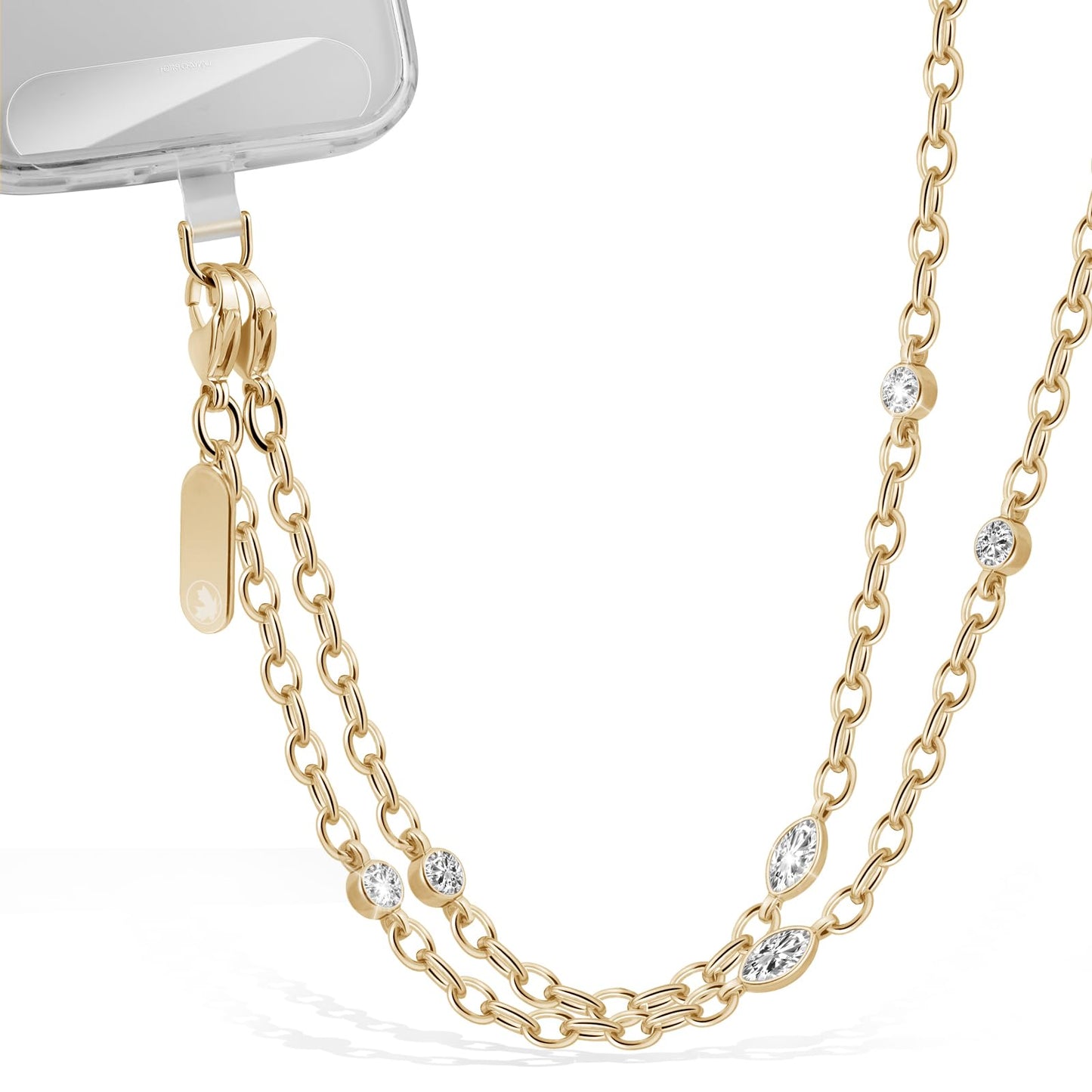 X-Lounge Phone Lanyard for Cellphone Case Crossbody Phone Strap Detachable Phone Charms Strap Anti Theft Necklace Holder for iPh
