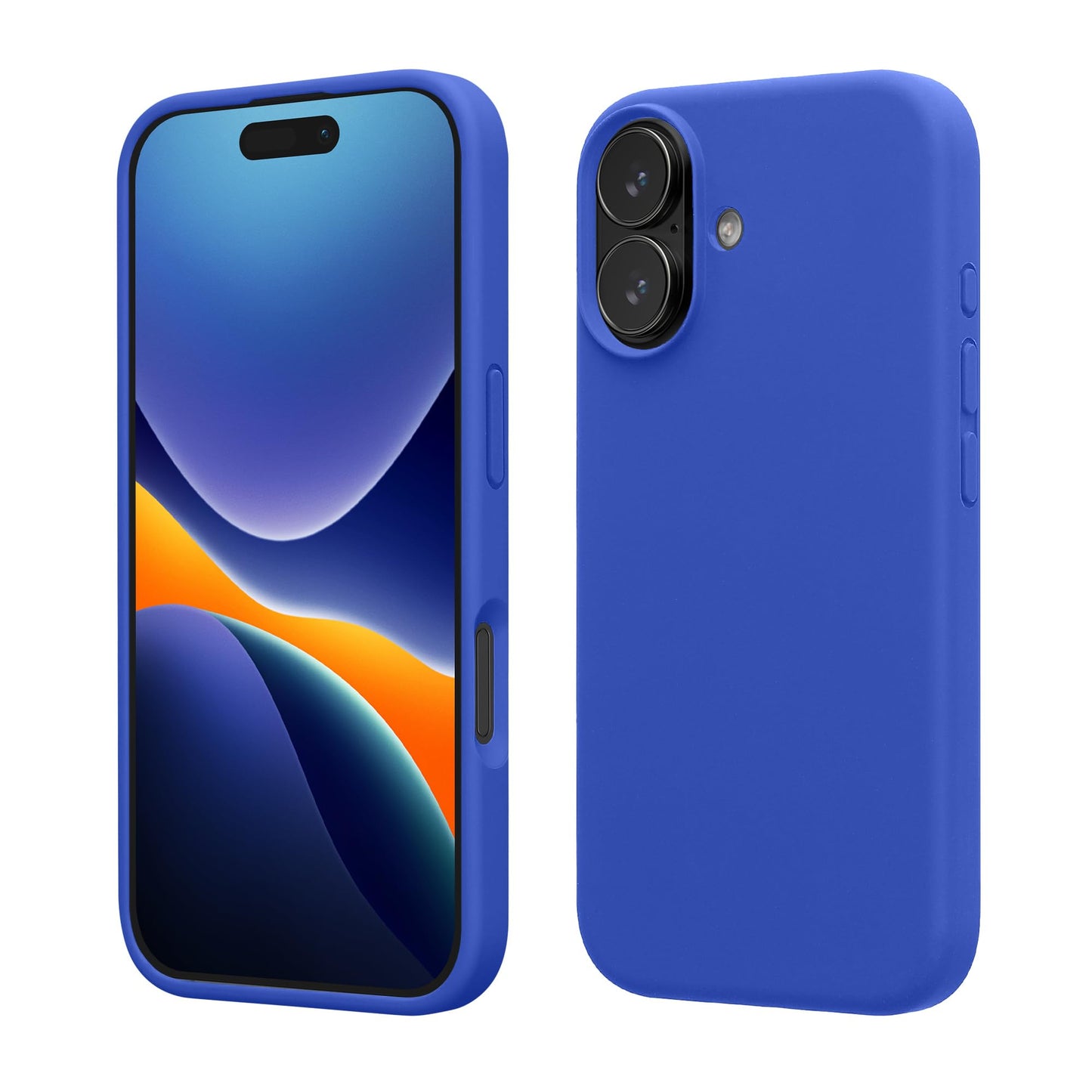 kwmobile Case Compatible with Apple iPhone 17 Case - TPU Silicone Phone Cover with Soft Finish - Baltic Blue