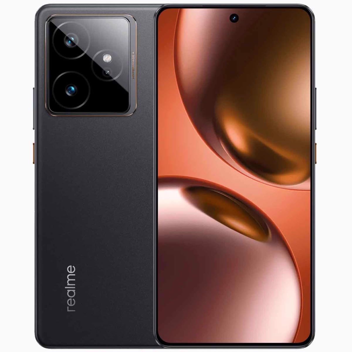 Realme GT 7 Dual-SIM 256GB ROM + 12GB RAM (GSM Only | No CDMA) Factory Unlocked 5G Smartphone (Black) - International Version