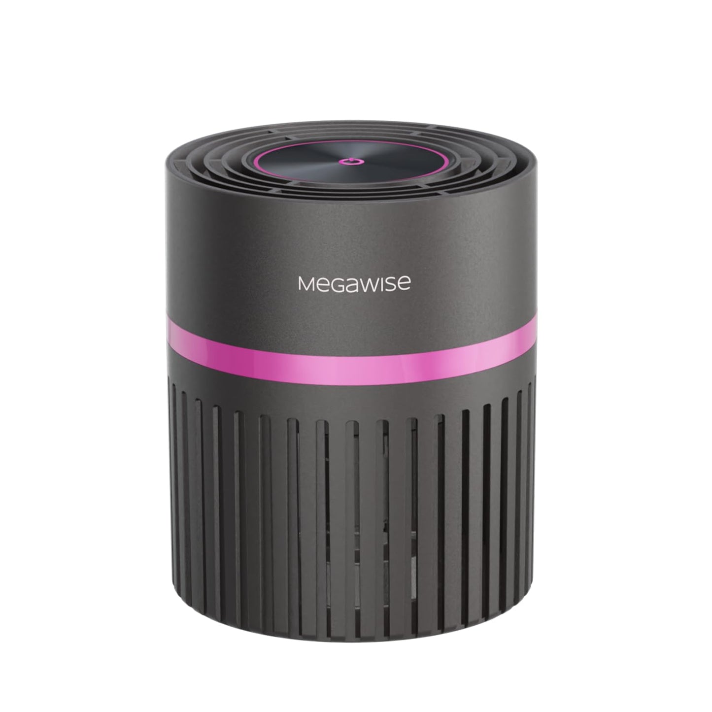 MEGAWISE Office Air Purifier with 3-in-1 HEPA Filter Desktop Air Cleaner for Smoke, Dust, Pollen, Pet Dander, HEPA Air Purifier
