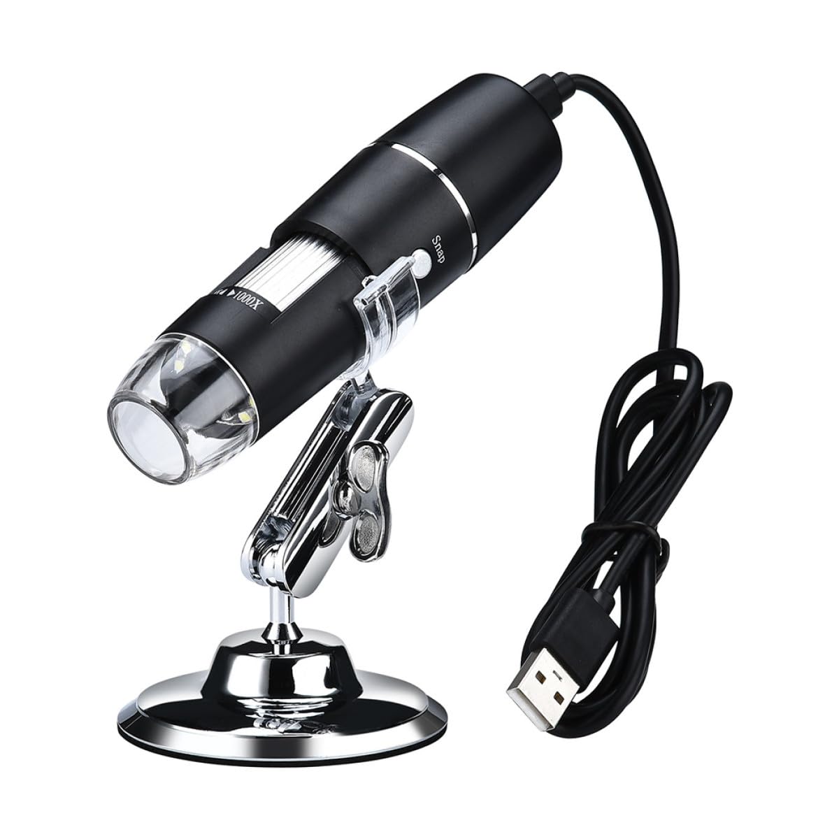 SEWACC 1000X USB Digital Microscope Handheld Magnifying Glass with LED Light for and Adults, Portable USB Magnifier for Phone an