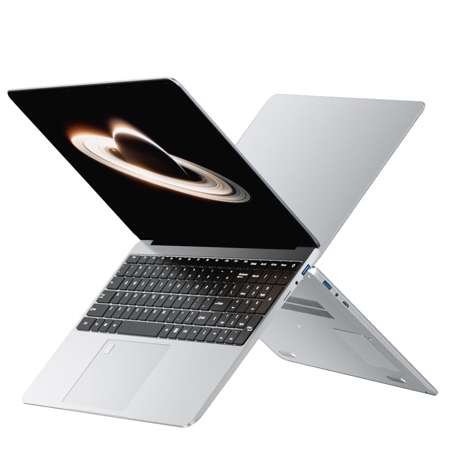 DIXMAU 15.6 16GB RAM+512GB Laptop Computer, 4C4T N95 1.7-3.4GHz Win11 Notebook Computer, Fingerprint Reader, 8000mAh Battery PC,