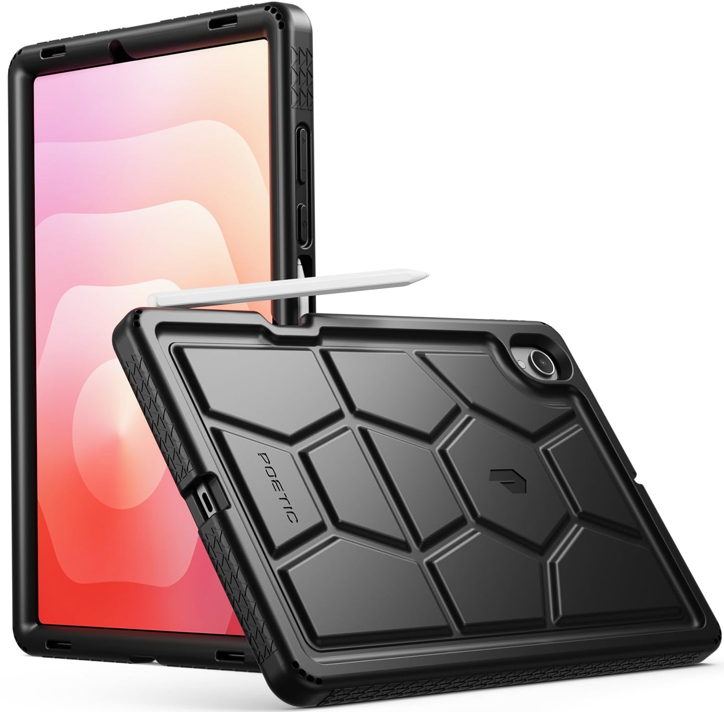 Poetic TurtleSkin Case for Samsung Galaxy Tab S11 (2025 Release) 11 inch Case with S Pen Holder, Heavy Duty Shockproof Kids Frie