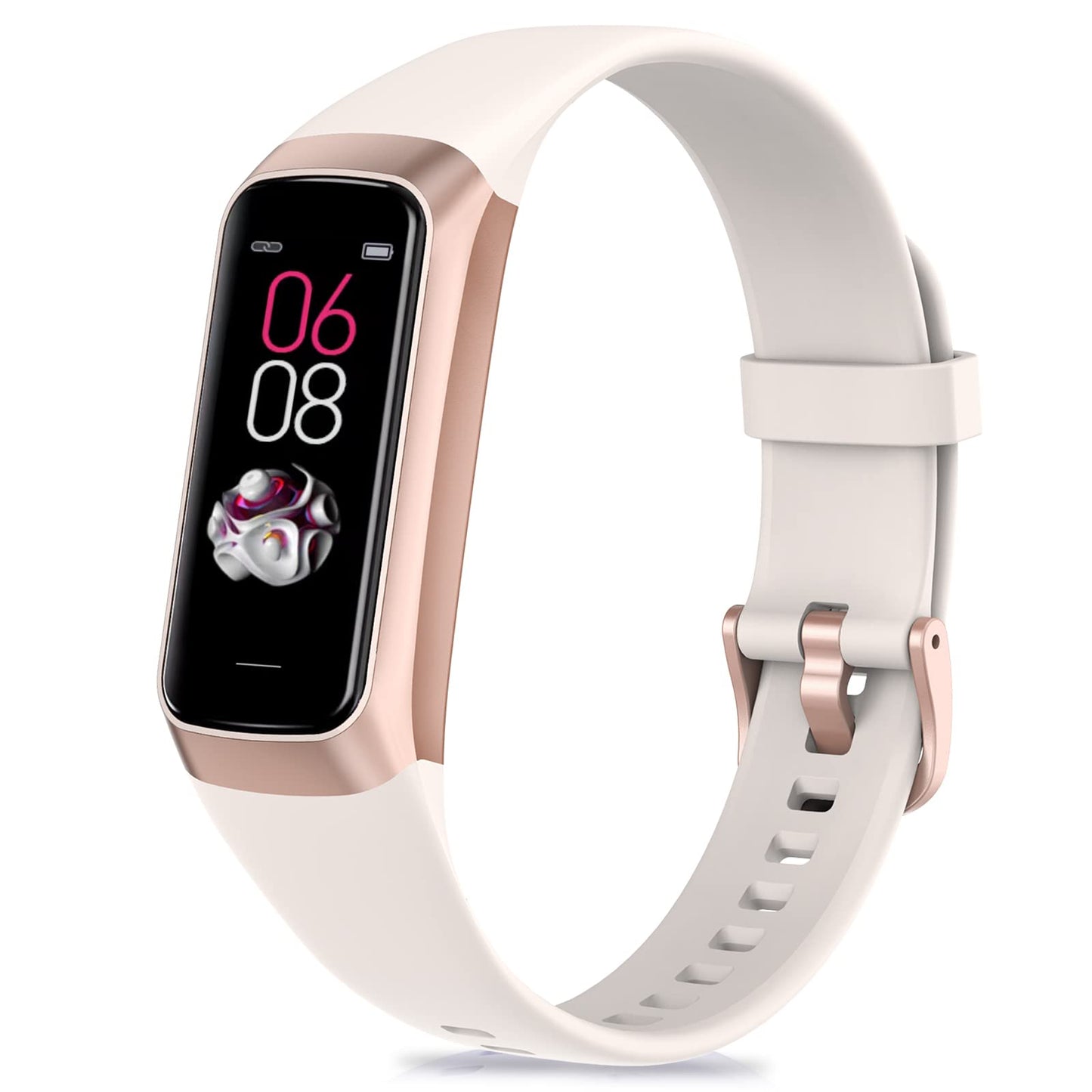 ST-CARE Fitness Tracker with Step Counter/Calories/Stopwatch, Activity Tracker, Health Tracker with Heart Rate Monitor, Sleep Tr
