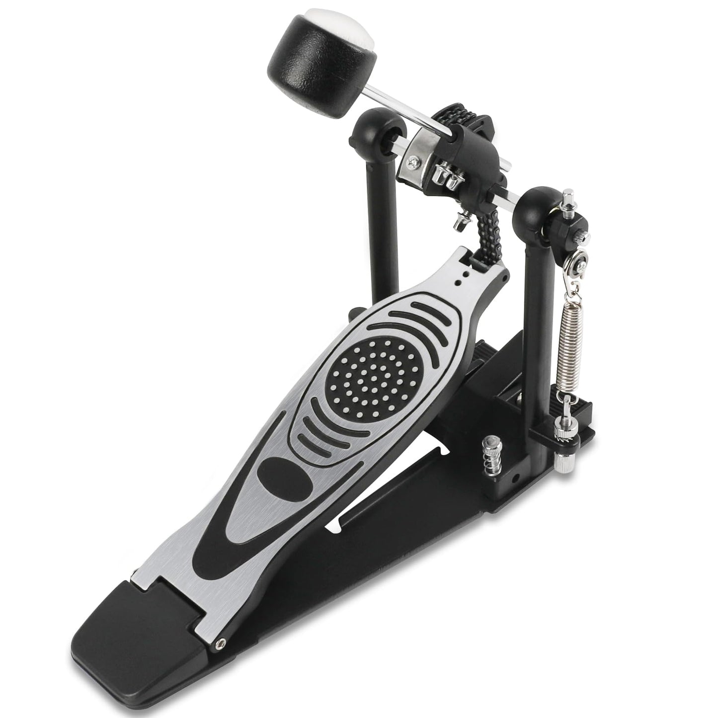 Bass Drum Pedal,Double Chain Pedal,Single Pedal Hammer, Bass Drum Pedal Hammer, Drum Practice Instrument Accessories