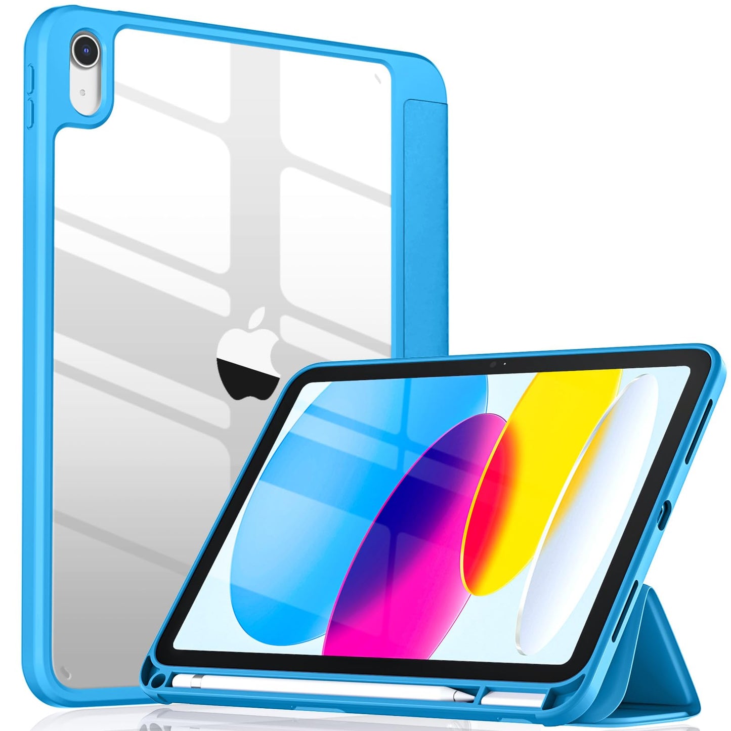 Wenlaty Compatible with iPad (A16) 11th Generation Case 11 Inch 2025, for iPad 10th Generation Case 10.9 Inch 2022 with Pencil H