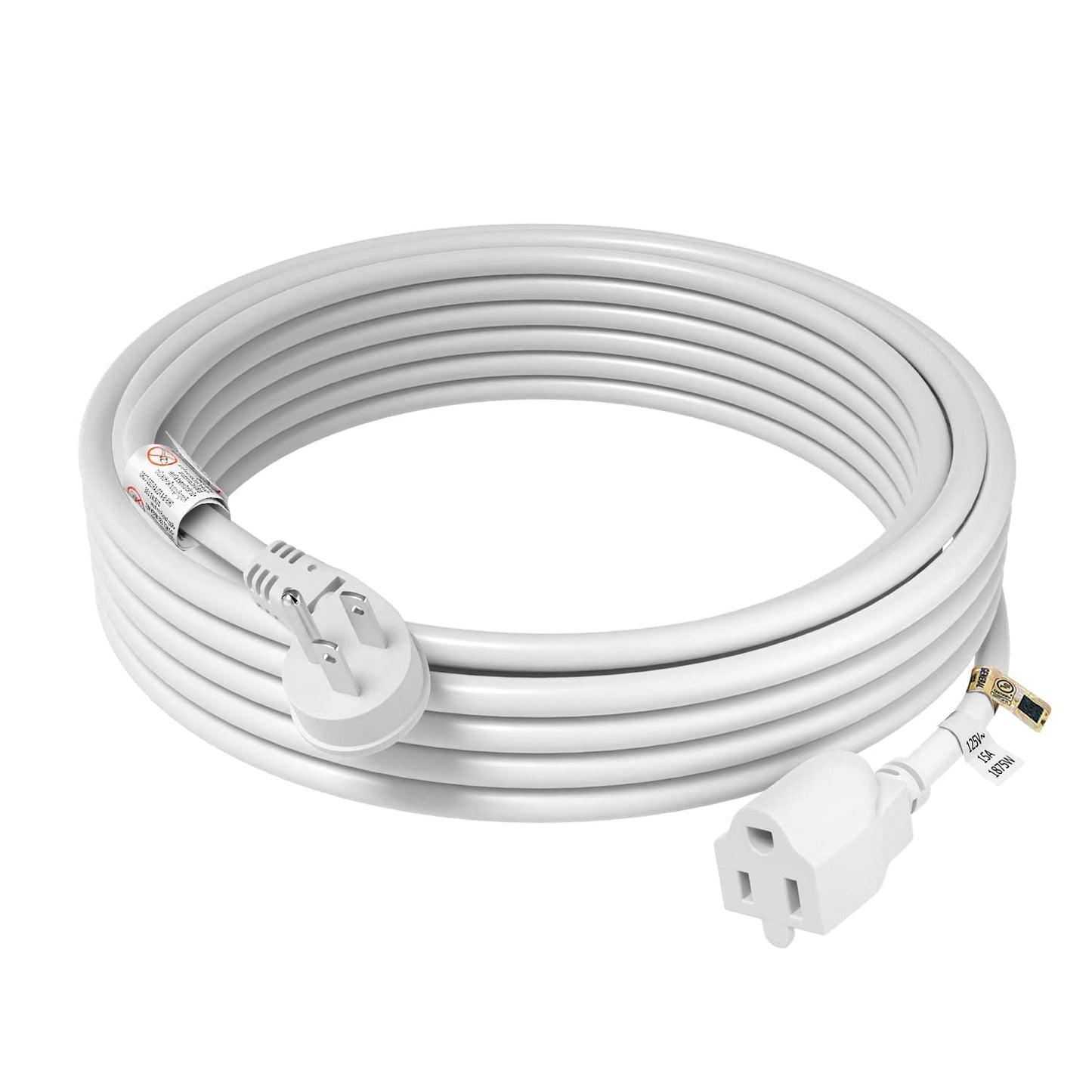 FIRMERST 1875W 15 Feet Extension Cord Heavy Duty 14 AWG Low Profile 15A W