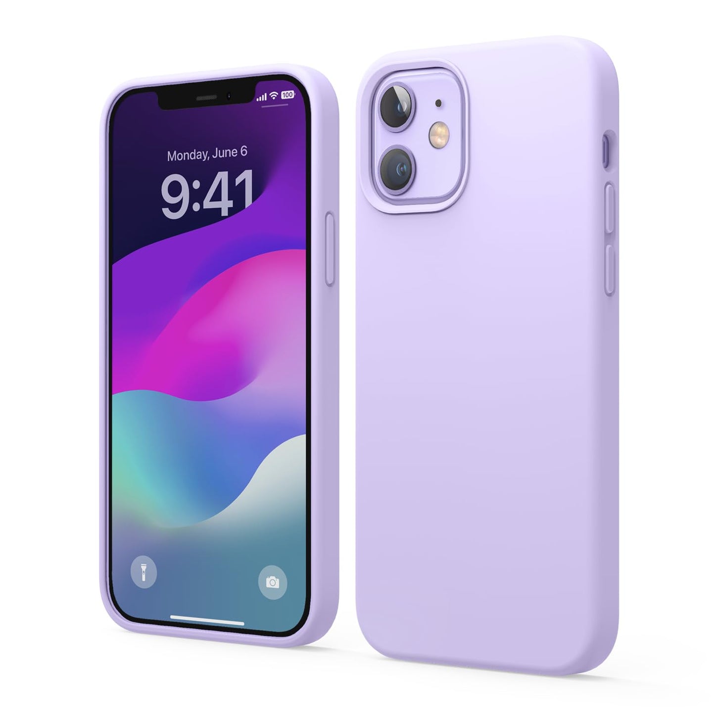 elago Compatible with iPhone 12 and iPhone 12 Pro Case, Liquid Silicone, Full Body Protective Cover, Shockproof, Anti-Scratch So