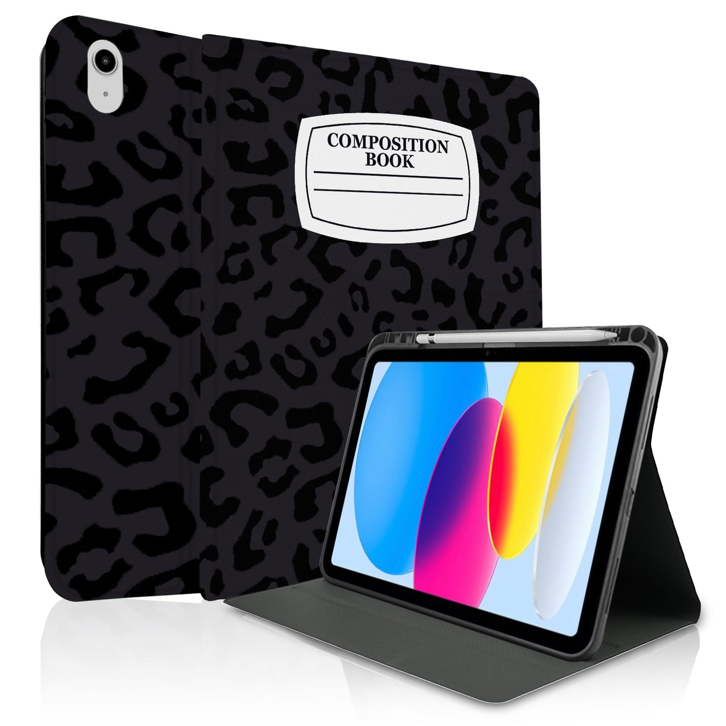TopPerfekt Case for iPad 11th (A16) 11-inch 2025 / 10th Generation 10.9-inch 2022, Stand Folio Case Cover with Pencil Holder for