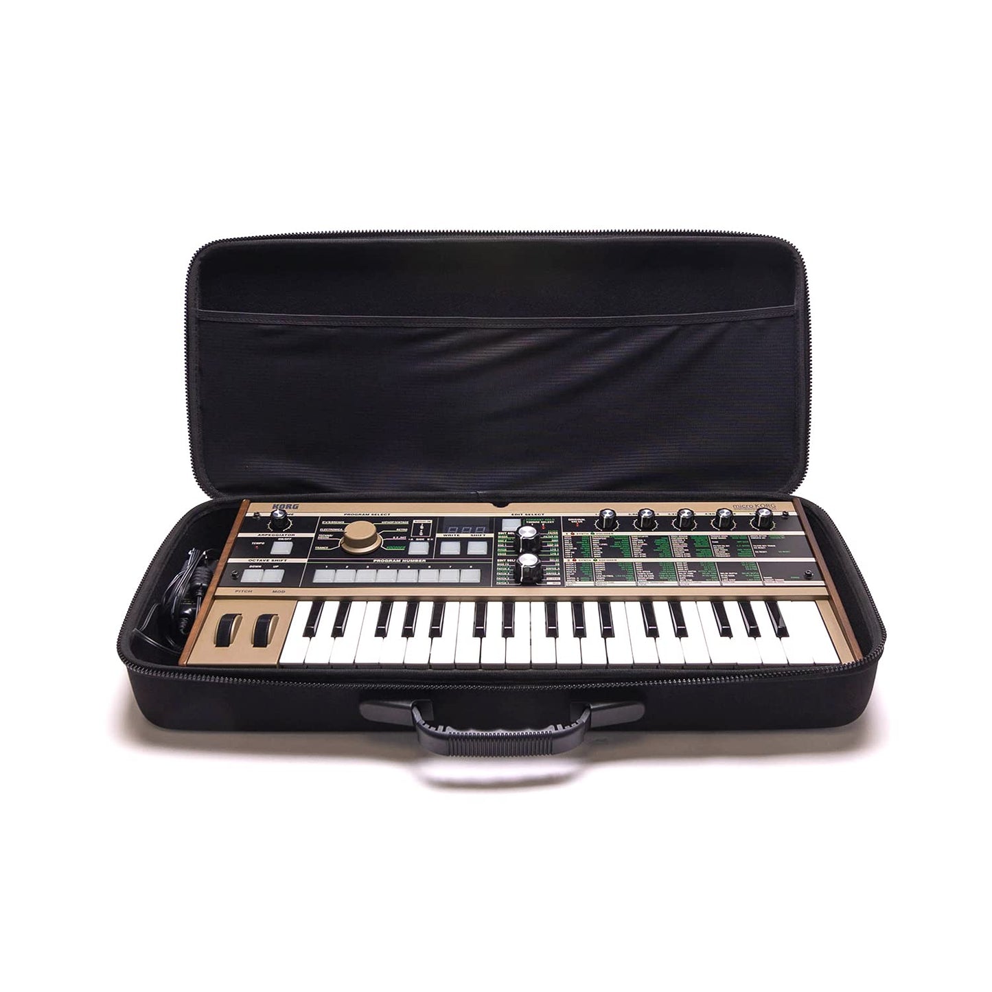 ANALOG CASES Korg MicroKorg/MicroKorg 2 / MicroKorg XL+ Case - Custom-Fitted Compact PULSE Hard Case for Travel