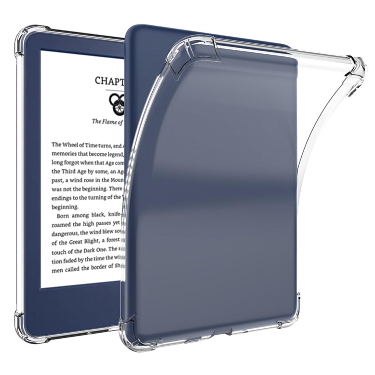 KXOYJAD Clear Case Compatible with Hanvon Clear 6, 6 Inch Kindle 2024 and iReader Neo 2 - Ultra Slim Soft TPU Transparent Cover,