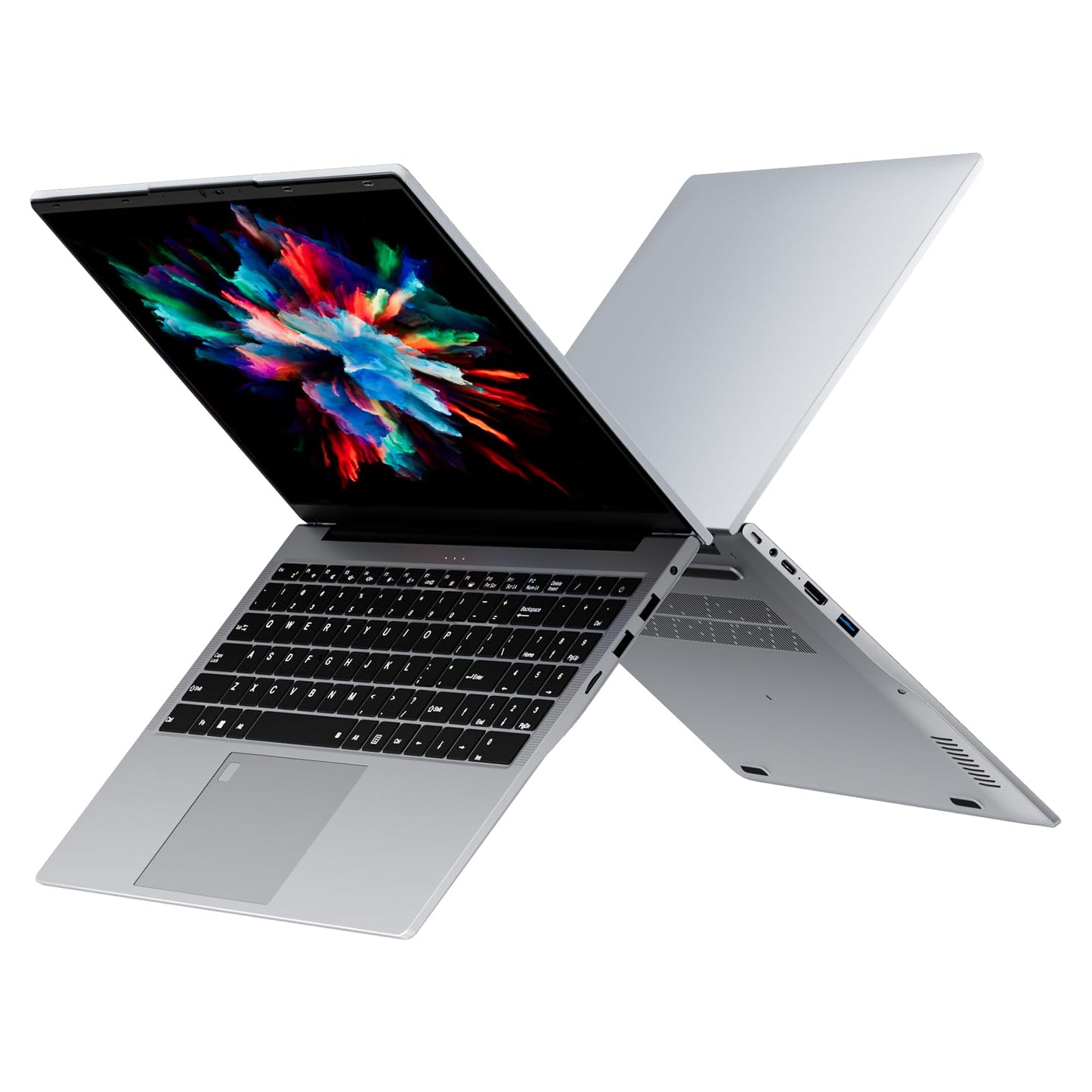 DIXMAU 15.6 32GB RAM+1TB Laptop Computer, Win11 2C4T AMD Radeon 3050E 1.7-3.4GHz Notebook Computer, Fingerprint Reader, 6000mAh