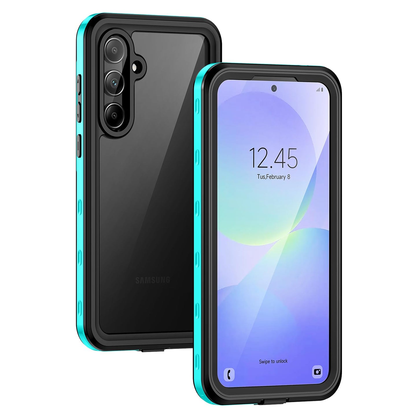 Lanhiem for Samsung Galaxy A36 (Only for A36) Phone Case, IP68 Waterproof Dustproof, Built-in Screen Protector, Rugged Full Body