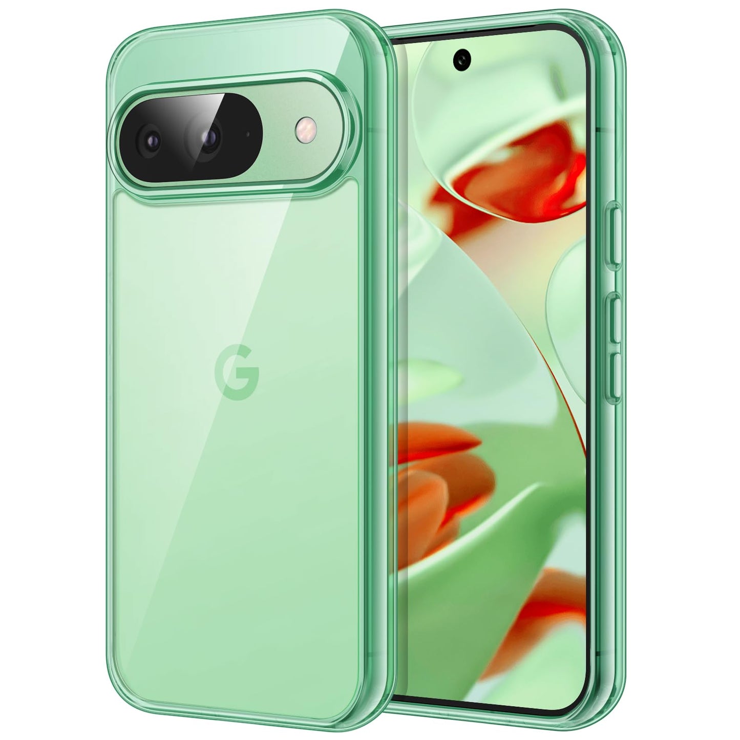 JETech Case for Google Pixel 9/9 Pro 2024, Non-Yellowing Shockproof Bumper Protective Phone Cover, Anti-Scratch Hard PC Back (Wi