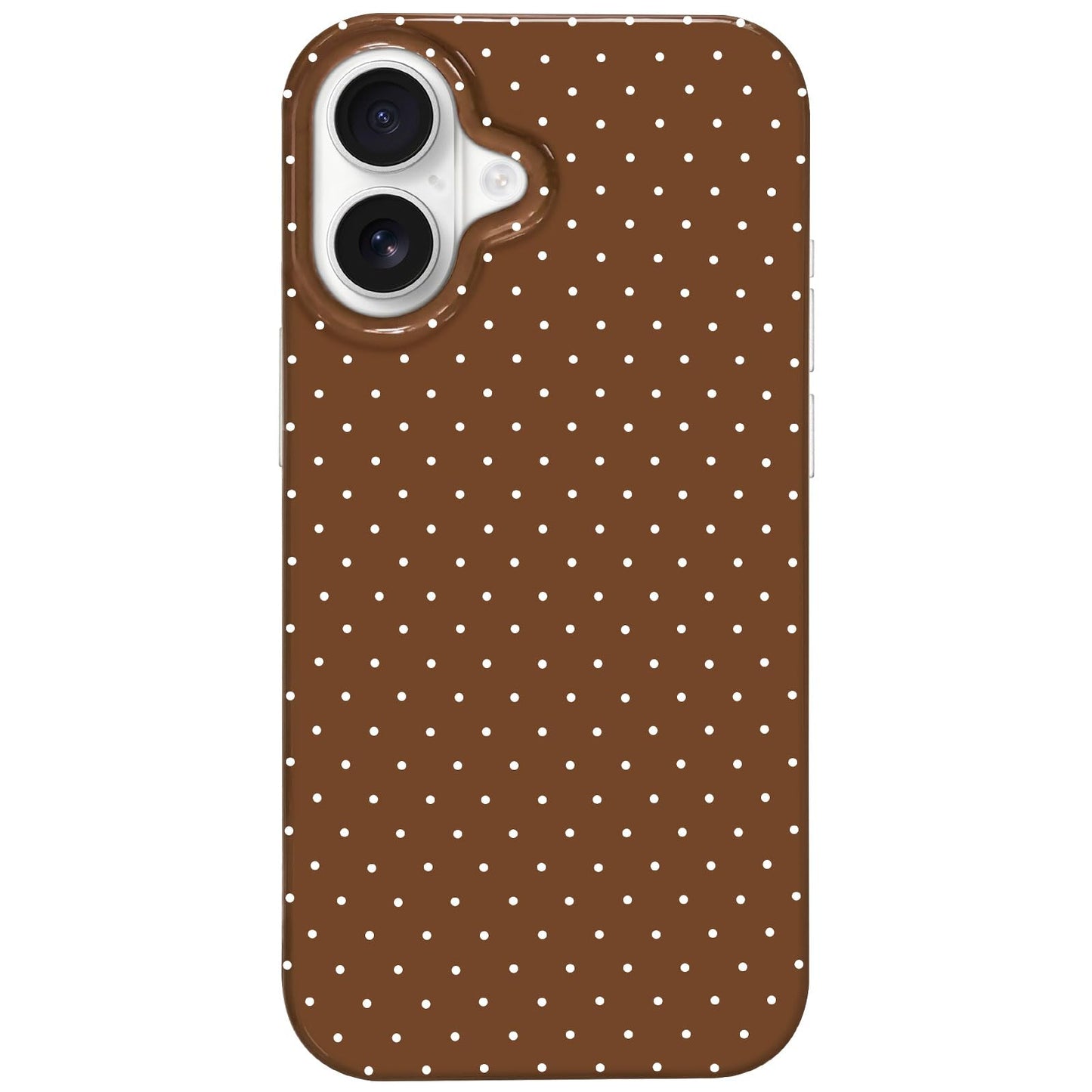 Hython for iPhone 17 Case Cute Polka Dot Aesthetic Design Simple Cover 6.3, Thin Slim Anti-Scratch Soft TPU Bumper Shockproof Ru