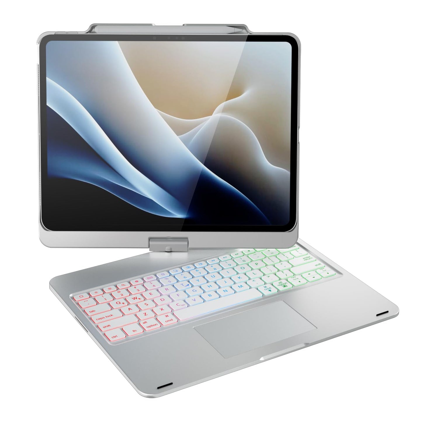 doqo Keyboard case for iPad Air 13 inch(M3/M2),iPad Pro 13(M5 2025/M4 2024),iPad Pro 12.9(6th/5th/4th/3rd Gen) Case with Keyboar