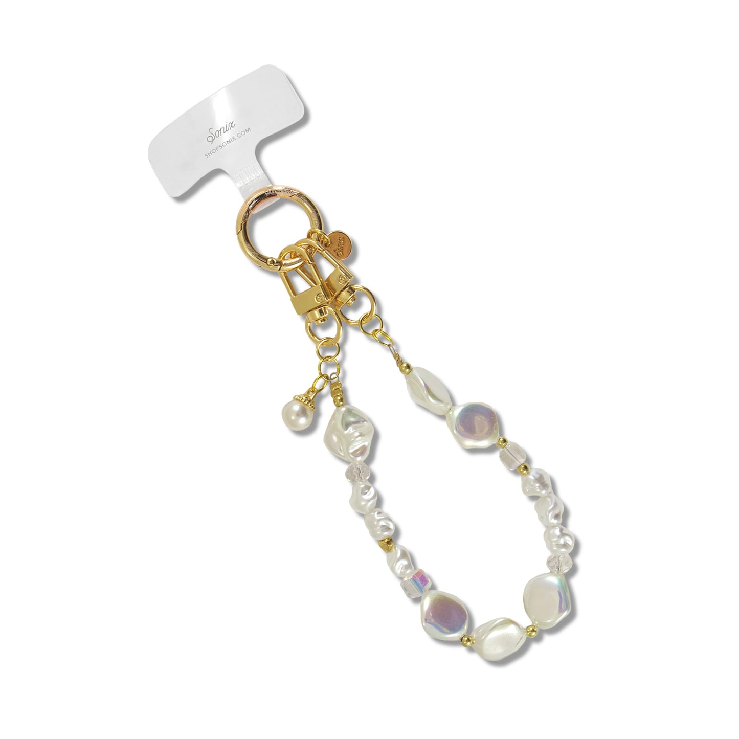 Sonix Phone Wristlet - Detachable Universal Smartphone Wrist Strap, Hands-Free Lanyard Cellphone Bracelet with Tether Tab | Bead