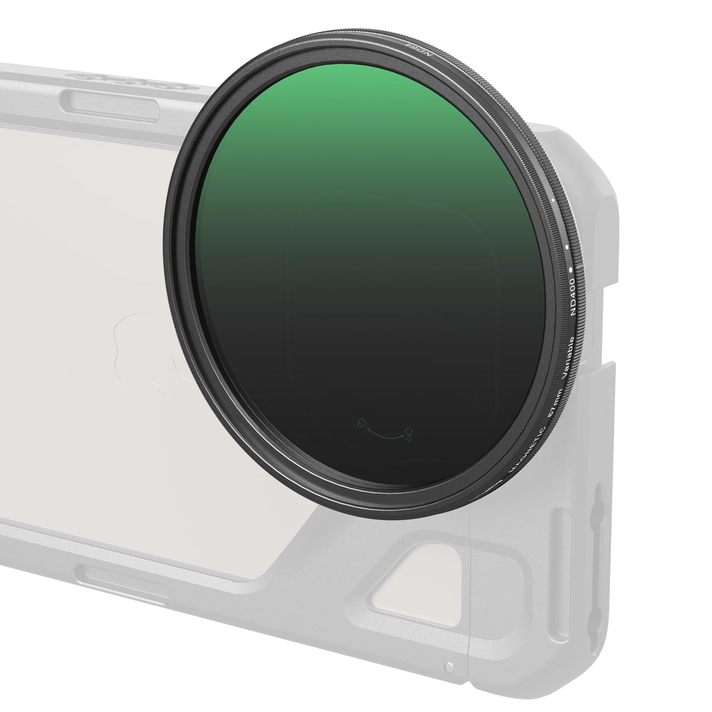 SmallRig Magnetic 67mm VND Filter ND64-ND400 (6-9 Stop), Adjustable ND Filter for iPhone 16 / S24 Ultra/for Vivo X100 & 67mm Cam