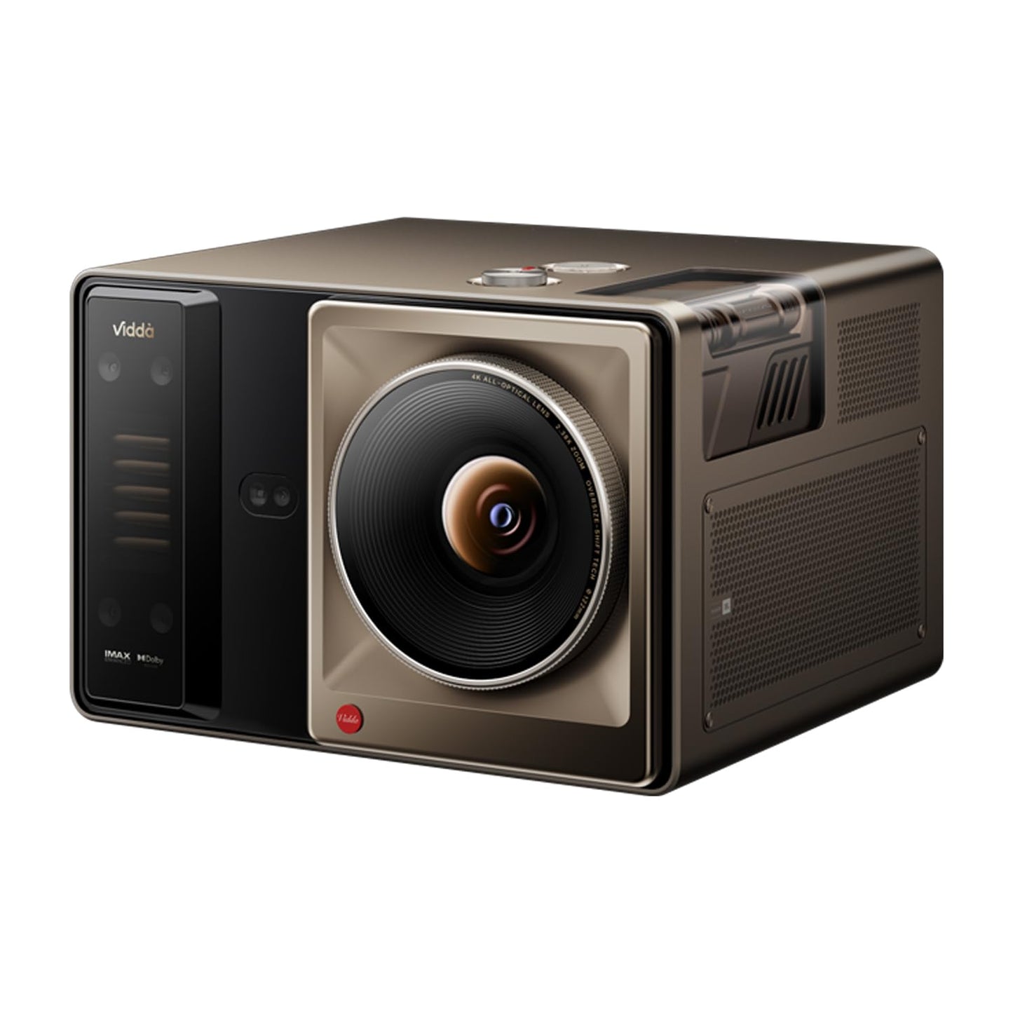 CACACOL Vidda C5 Boundless Master 4K Projector Tri-Color Laser 6800 CVIA Lumen SST-DMD DLP 0.84~2.0 Throw MT9681 8GB 1TB, Sound