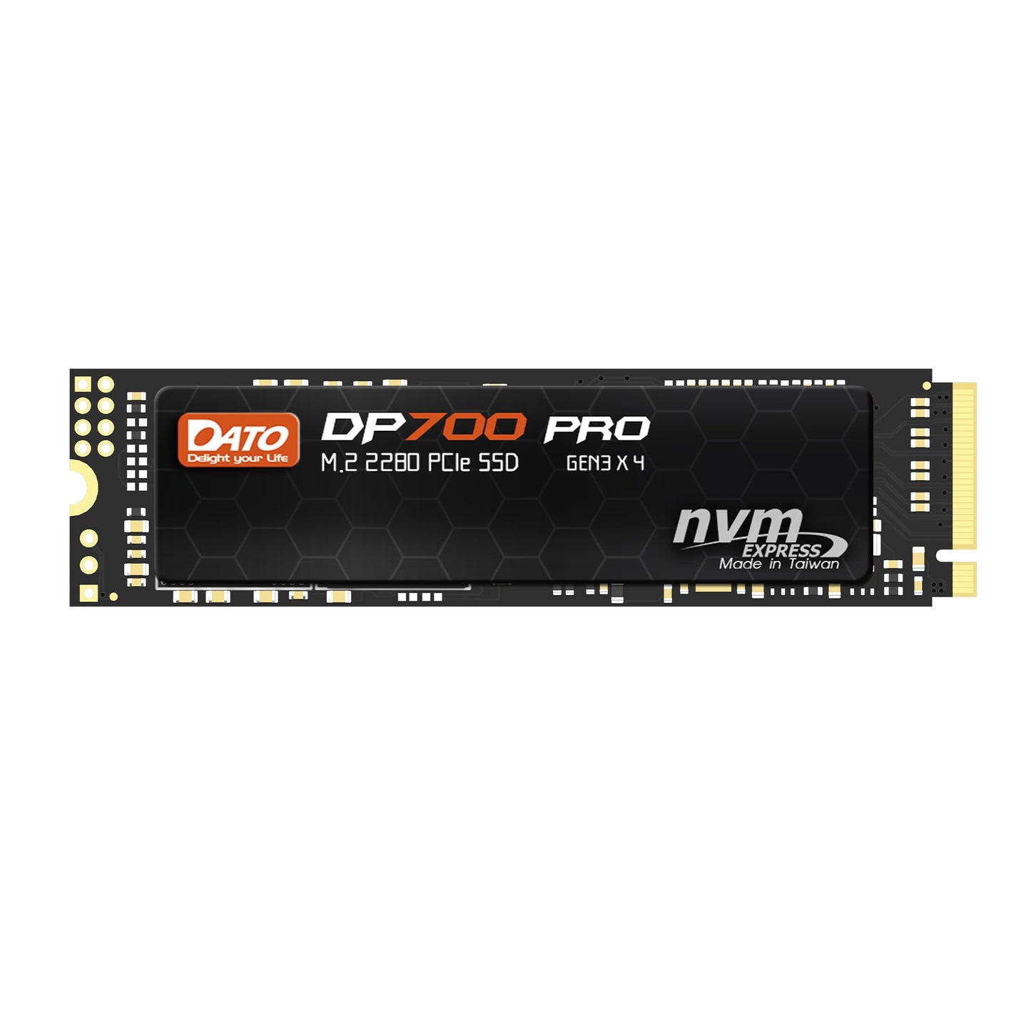 DATO 1TB SSD M.2 2280 PCIe Gen3x4 NVMe Internal Solid State Drive, Up to 3300/3100 MB/s, DP700Pro Series