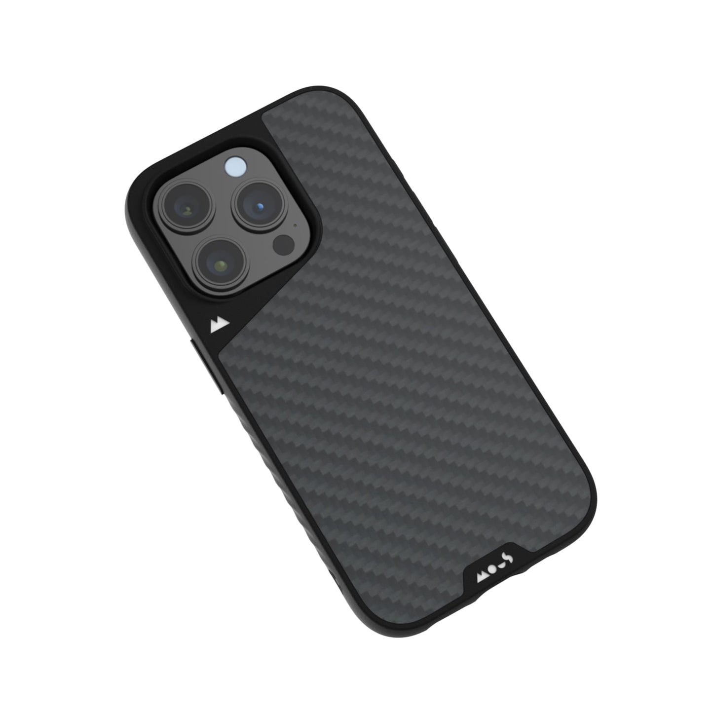 Mous Case for iPhone 15 Pro MagSafe Compatible - Limitless 5.0 - Carbon Fiber - Protective iPhone 15 Pro Case - Shockproof Phone