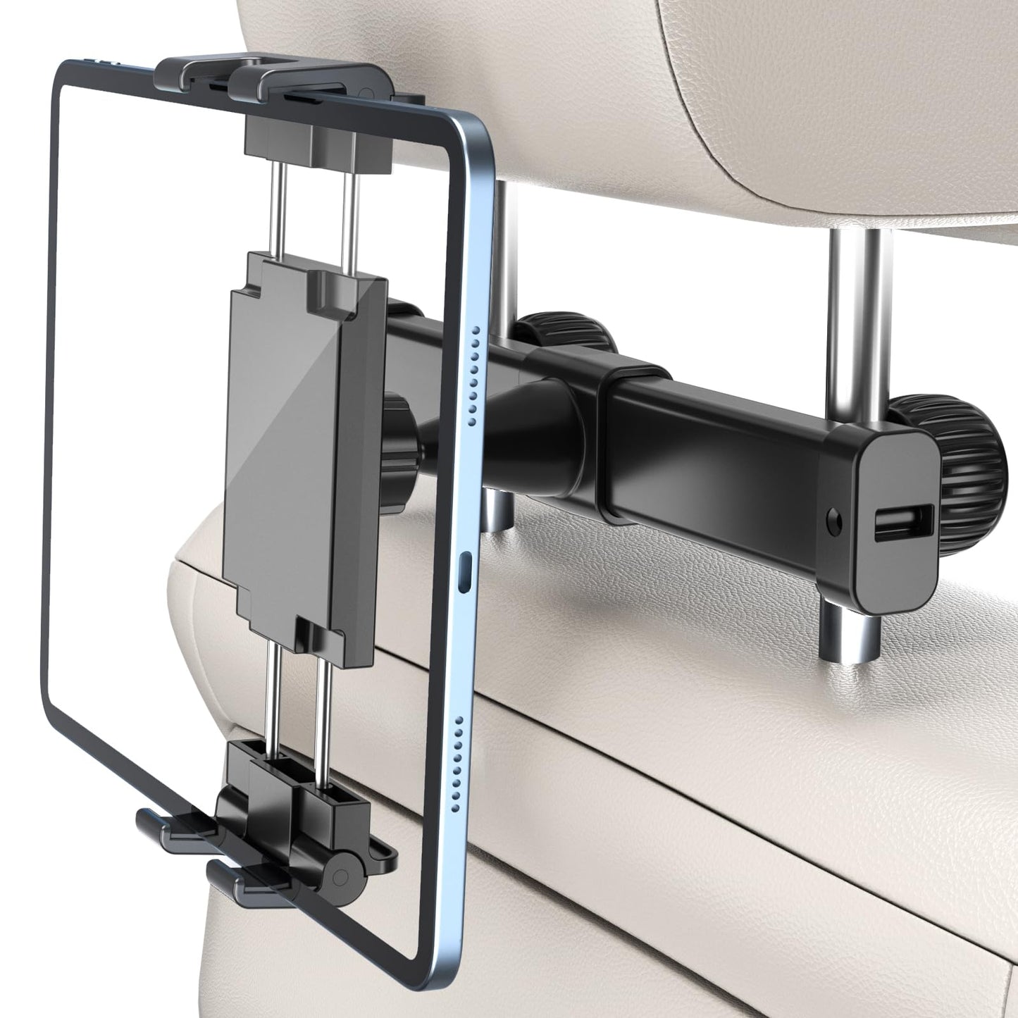 PLDHPRO Car Headrest Tablet Holder, Tablet Mount for Car Backseat for Kids, Road Trip Essentials Compatible with iPhone, iPad, G