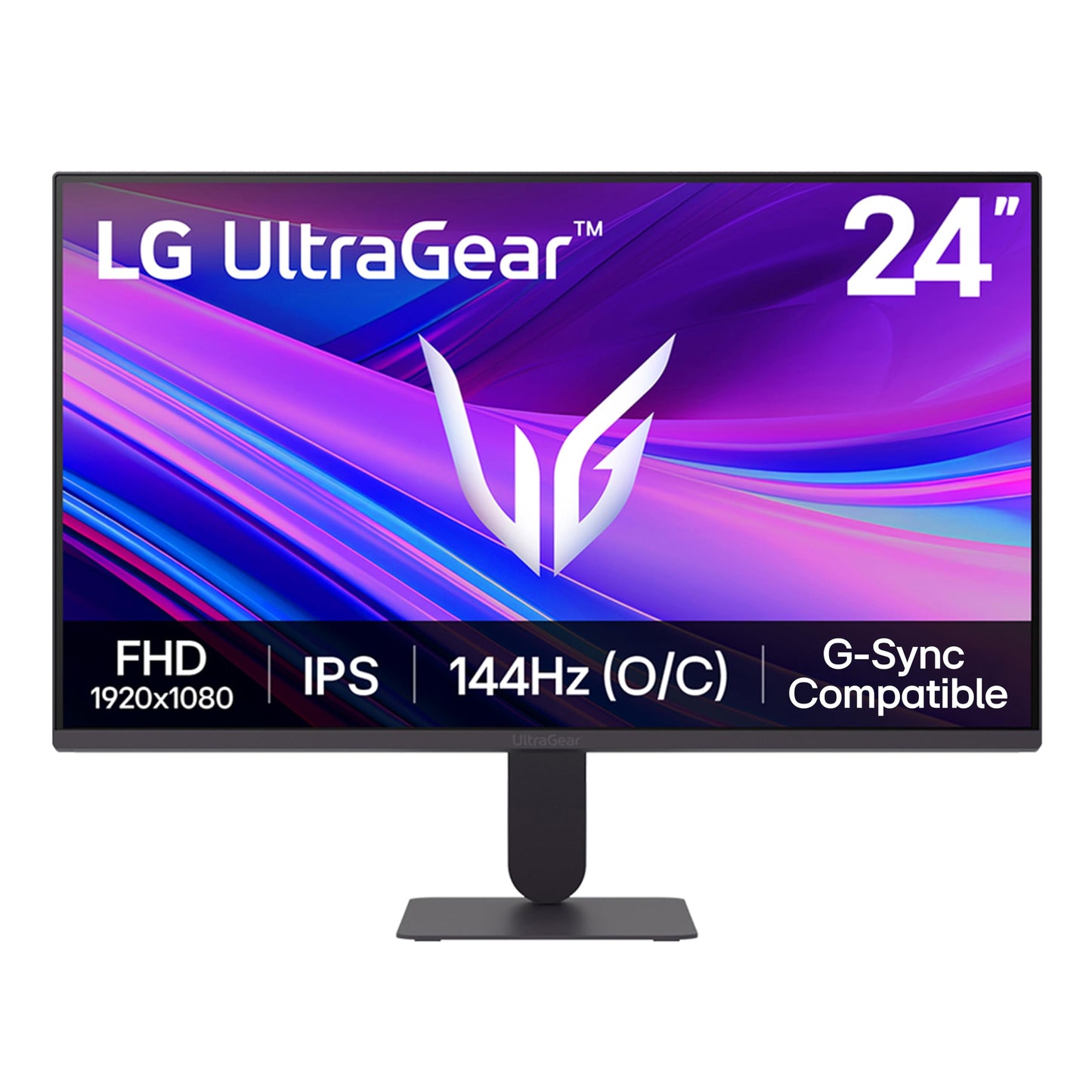 LG 24G411A-B 24-inch Ultragear Full HD (1920 x 1080) IPS Gaming Monitor, 144Hz (O/C), 1ms MBR, NVIDIA G-Sync Compatible, AMD Fre