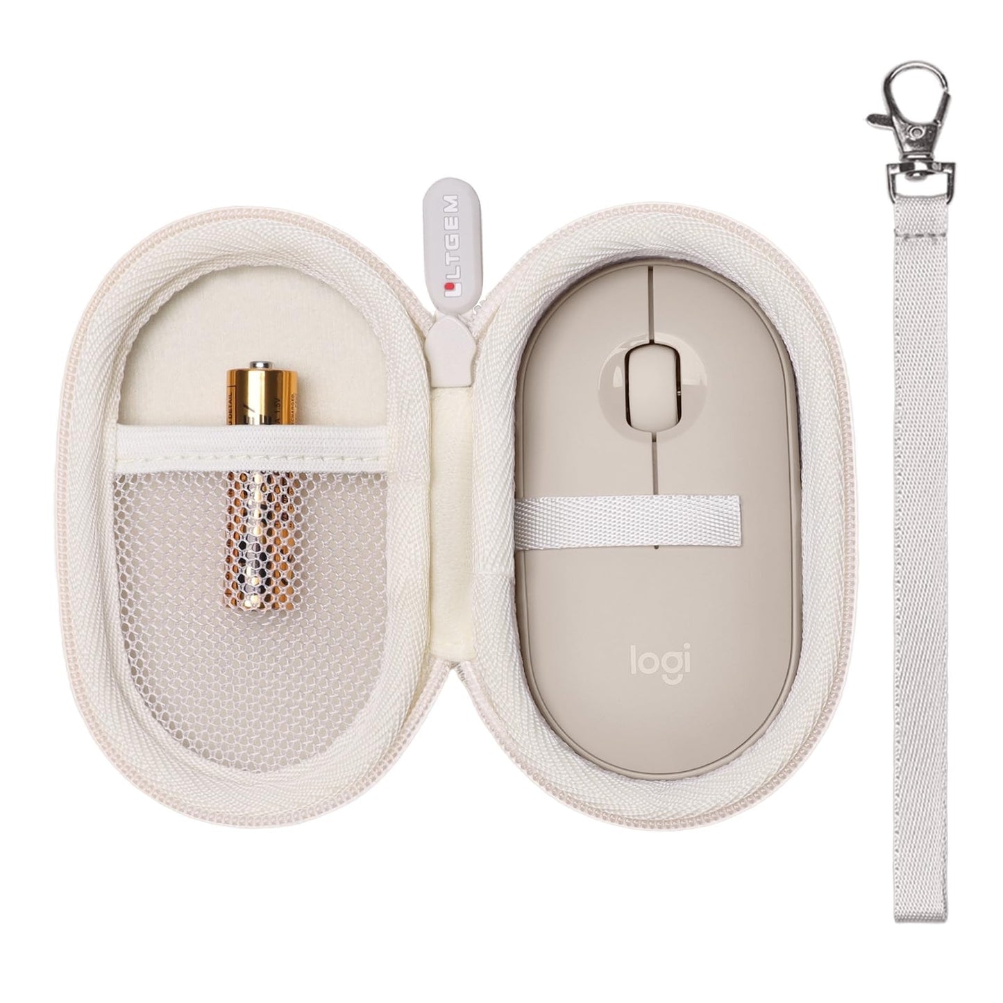 LTGEM Case Compatible with Logitech POP & Pebble Mouse 2 M350s/M350/M355/M340/i345 Mouse, Mist(Case Only)