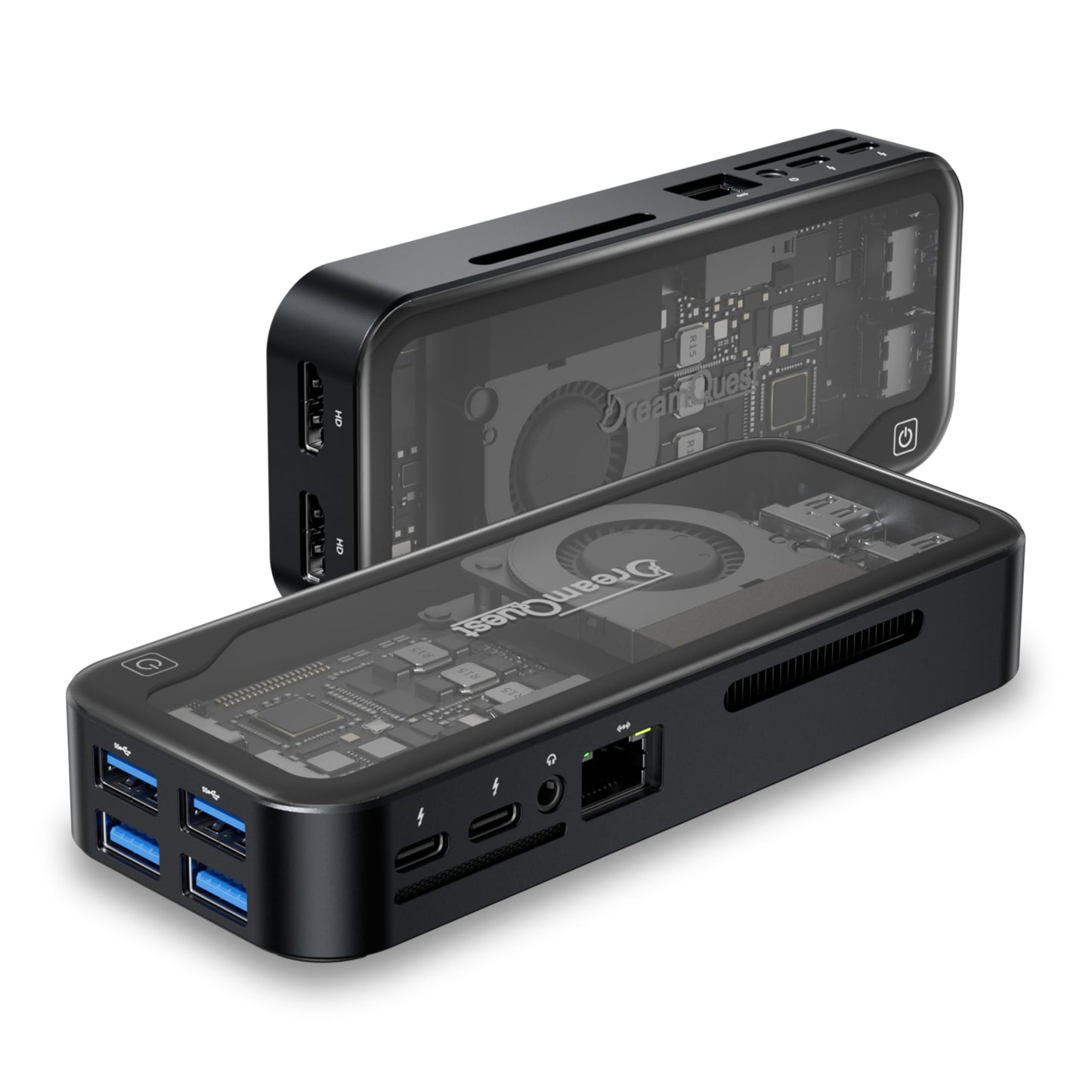 DreamQuest Mini PC Linux Ubuntu Prebuilt, Intel N95 (up to 3.4GHz) Mini Desktop Computers 12GB DDR5 1TB SSD, 2*USB C, 2*HDMI, 4*