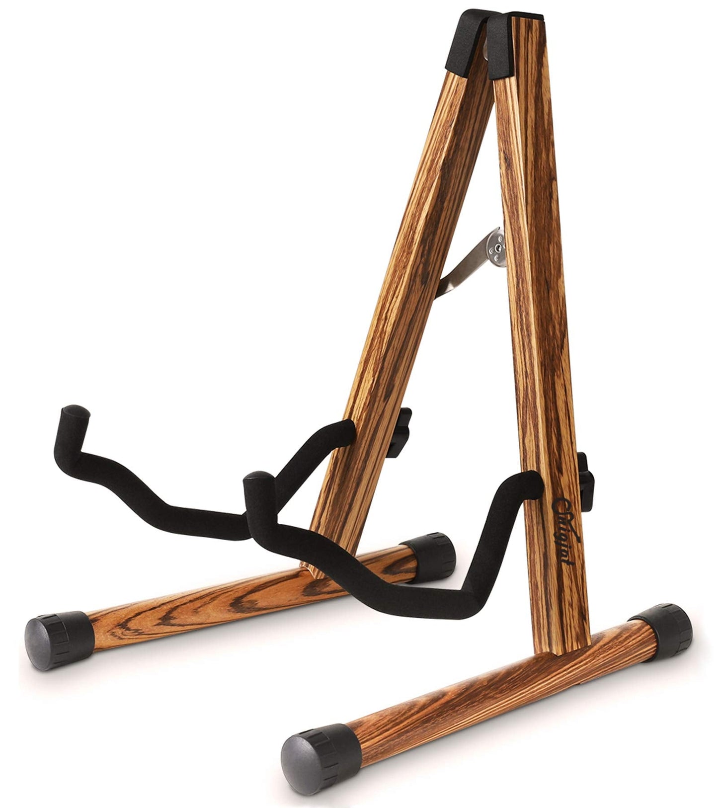 SNIGJAT Wood Guitar Stand, Acoustic Guitar Stand with Padded Foam, Classical Electric Guitar Stand, A-Frame Folding Bass Guitar