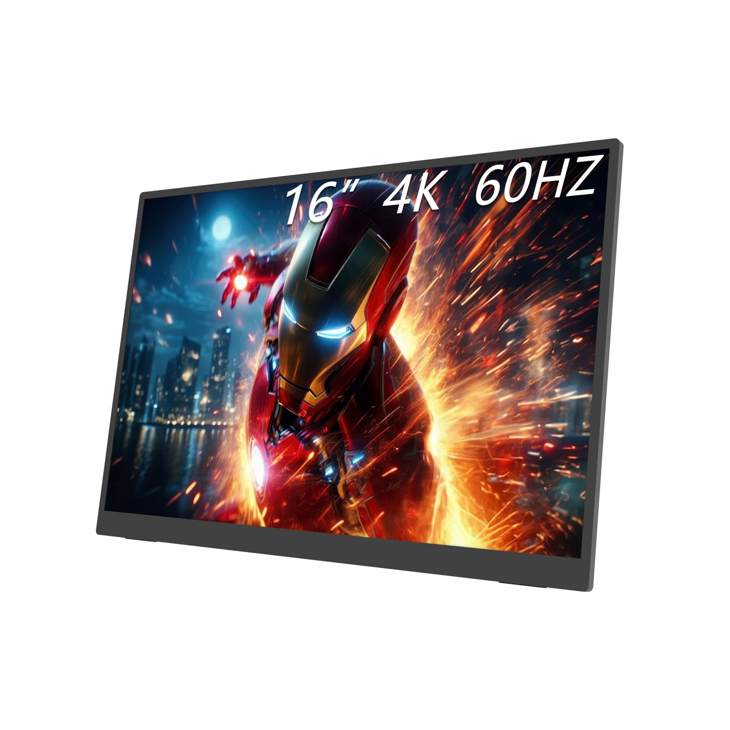 MAFNKOU 16 Portable Monitor 4K UHD 38402160 400 Nits 1500:1 Contrast Gaming Display,IPS HDR External Second Screen,4K Portable M