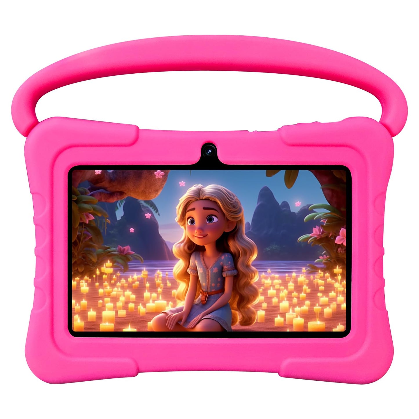 NEWISION 7 inch Kids Tablet with Case,32GB Toddler Tablets Android 13 with WiFi,Dual Camera,Education,Games,Kids Software Pre-In