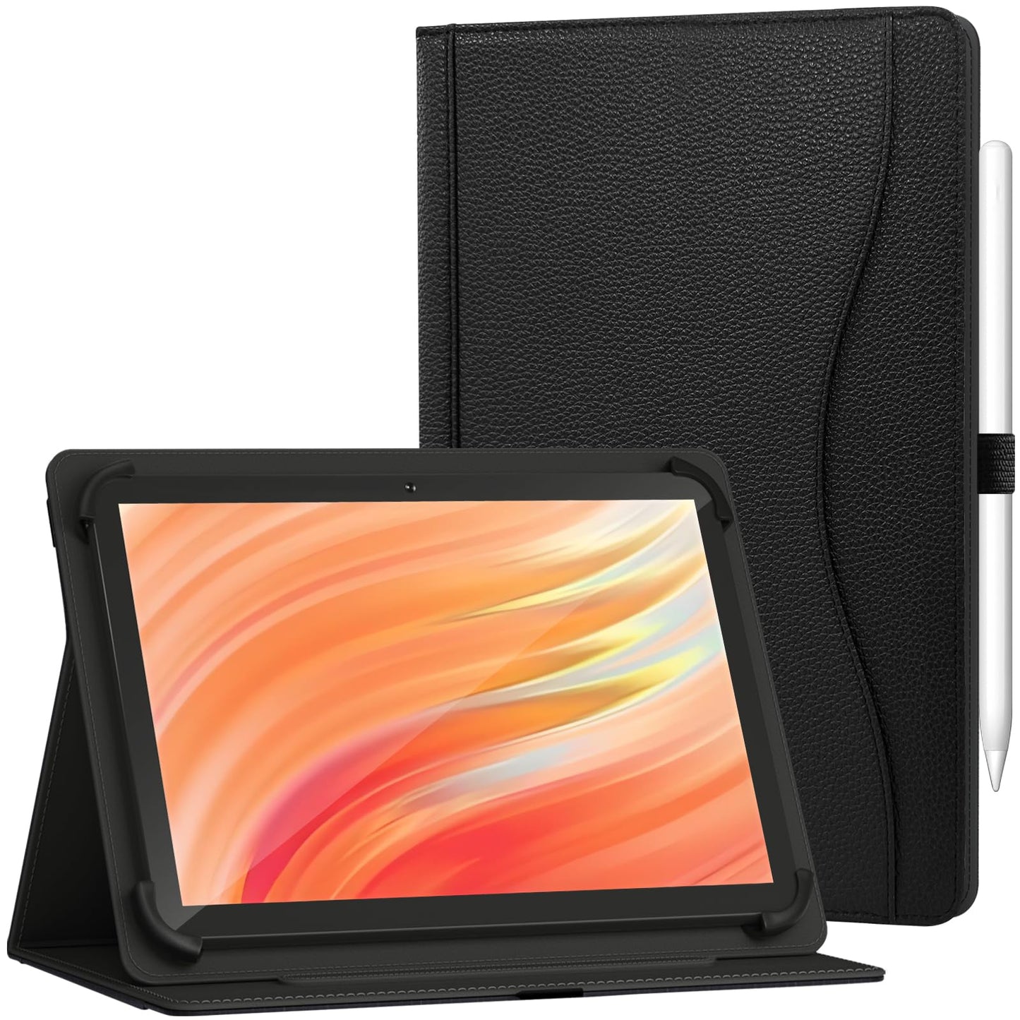 Universal Case for 9.6 10 10.1 11 inch Tablet, PU Leather Protective Cover for All Android Tablets 9.6-11 with Stand Pocket for