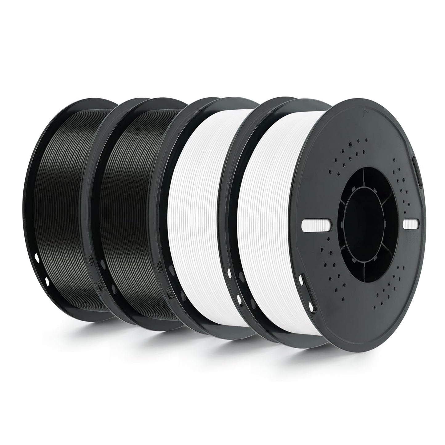 Kingroon 4KG PLA Filament 1.75mm 3D Printer Filament Pla Filament Dimensional Accuracy +/- 0.02mm, Fit Most FDM Printer, 1KG X 4